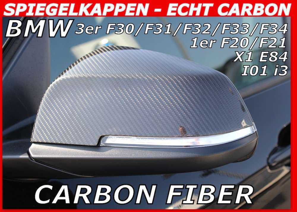 Carbon/Schwarz/Weiß Ersatz Rück Seite Spiegel Deckt Kappe Für BMW F30 F31  F20 F21 F22 F23 F32 f33 F36 X1 E84 M Zubehör - AliExpress
